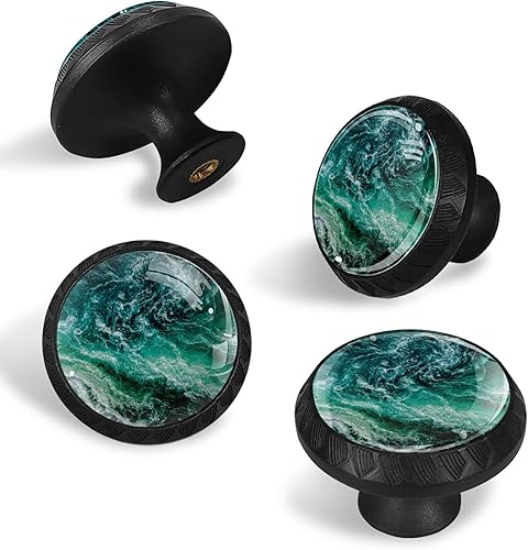 Miniatura 3 de LORVIES Elevate Your Decor - Pomos de mármol para gabinete, ABS y materiales de vidrio de alta calidad, asas elegantes y duraderas para el hogar,