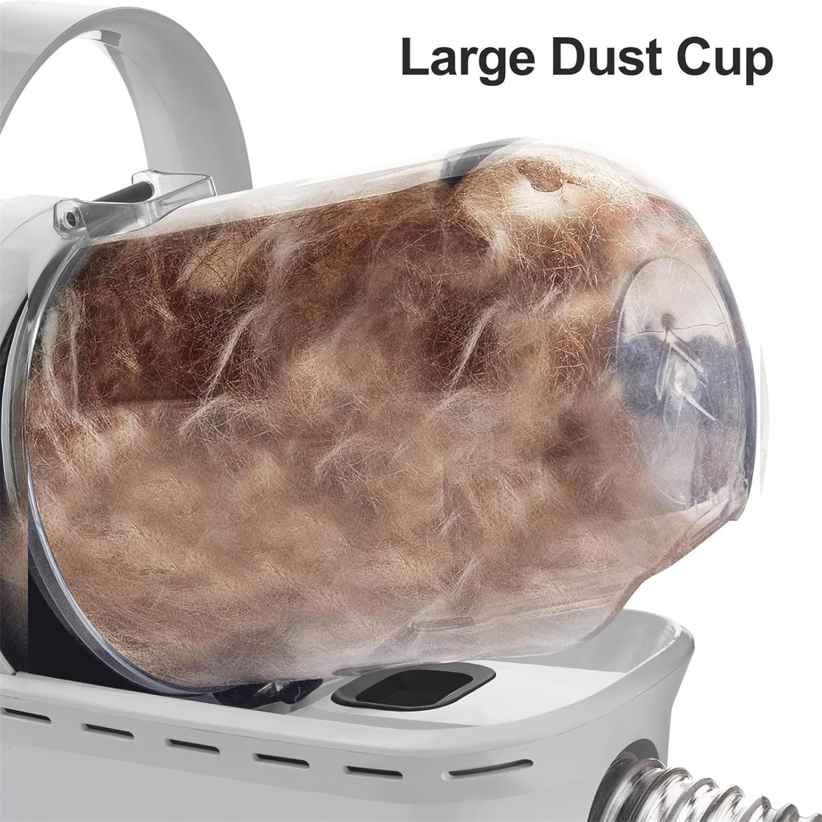 Aspirateur pour chien avec brosse 13000 Pa Super puissance d'aspiration 7 outils de toilettage professionnel avec tondeuse pour tous les animaux à fourrure