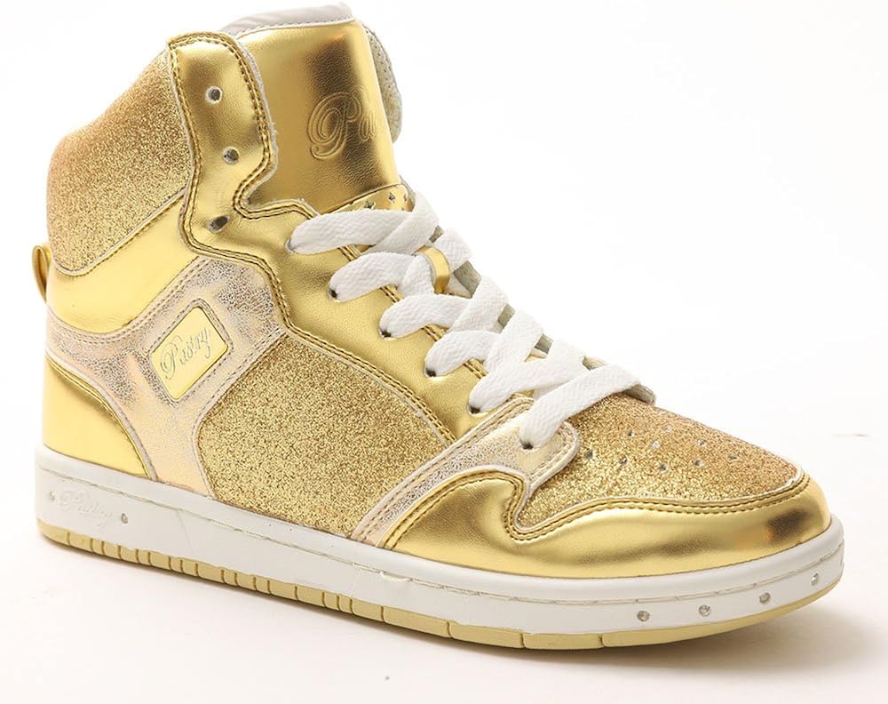 Gold dance sneakers Clearance