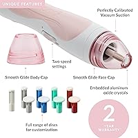Vista 2 de PMD Personal Microderm Beauty - Set de cuidado de la piel para pieles sensibles, incluye Microderm Pro personal y rubor limpio, máquina