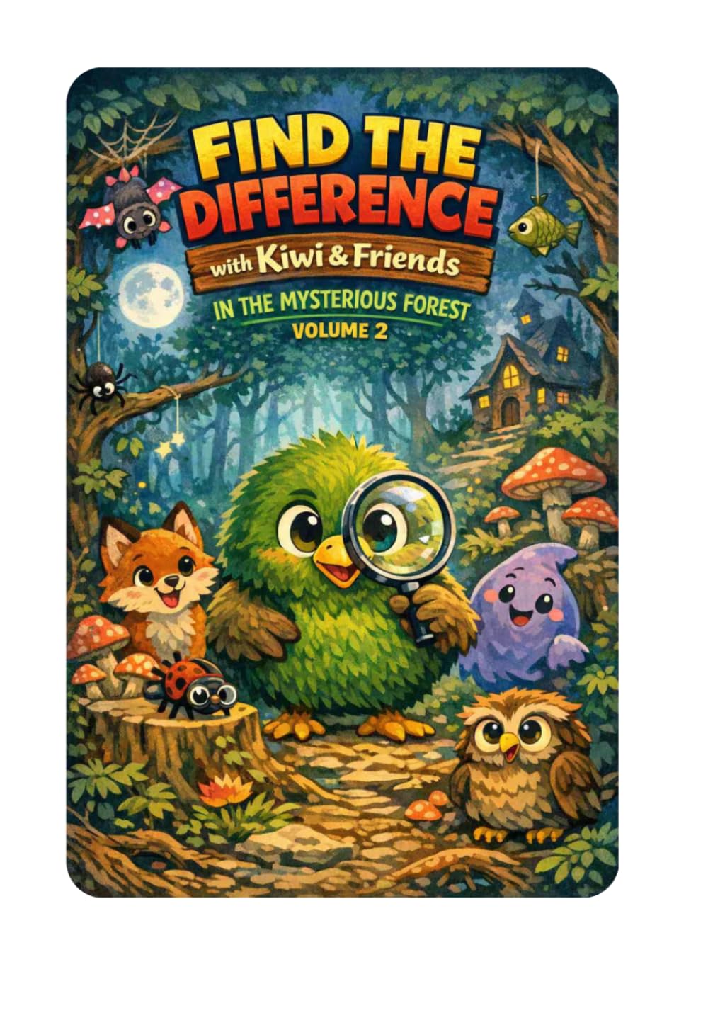 Find the difference with Kiwi et Friend: In the misterious forest