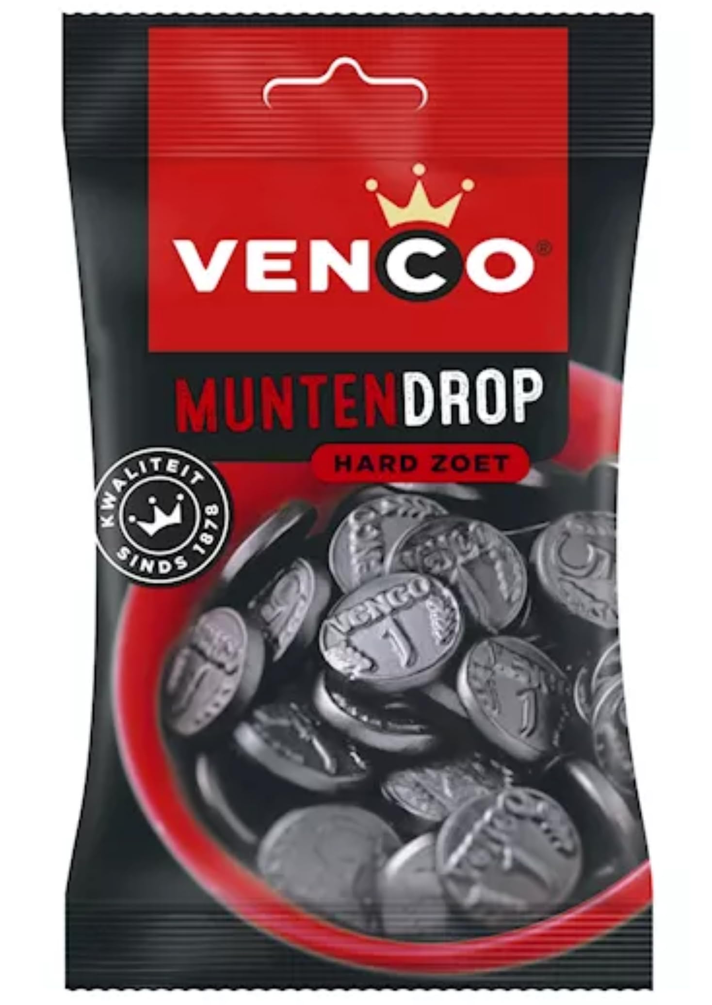 Coins Hard Sweet Black Licorice 4.2 Oz Bag