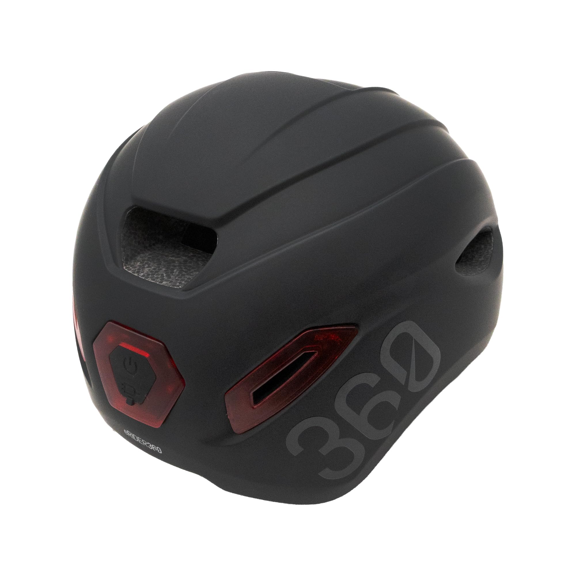 eWheel CP02 Casque avec clignotant Noir Taille unique pour trottinette électrique éclairage arrière ou avant pour améliorer la visibilité et la sécurité lors de la conduite nocturne