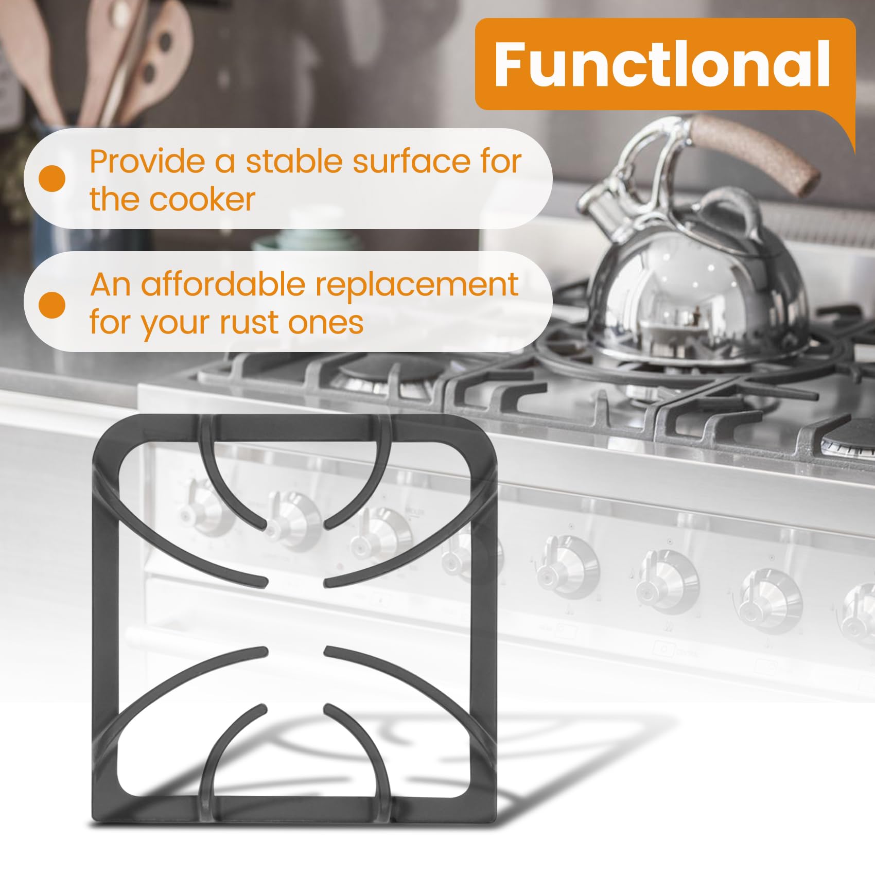 316202405 Stove Burner Grate For Frigidaire Kenmore Stove