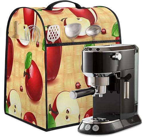 Miniatura 4 de Cartoon Apples Stand Mixer Cover Kitchen Appliance Protection Cover Waterproof Dust-proof Cover Organizer Bags with Pockets and Top Handle