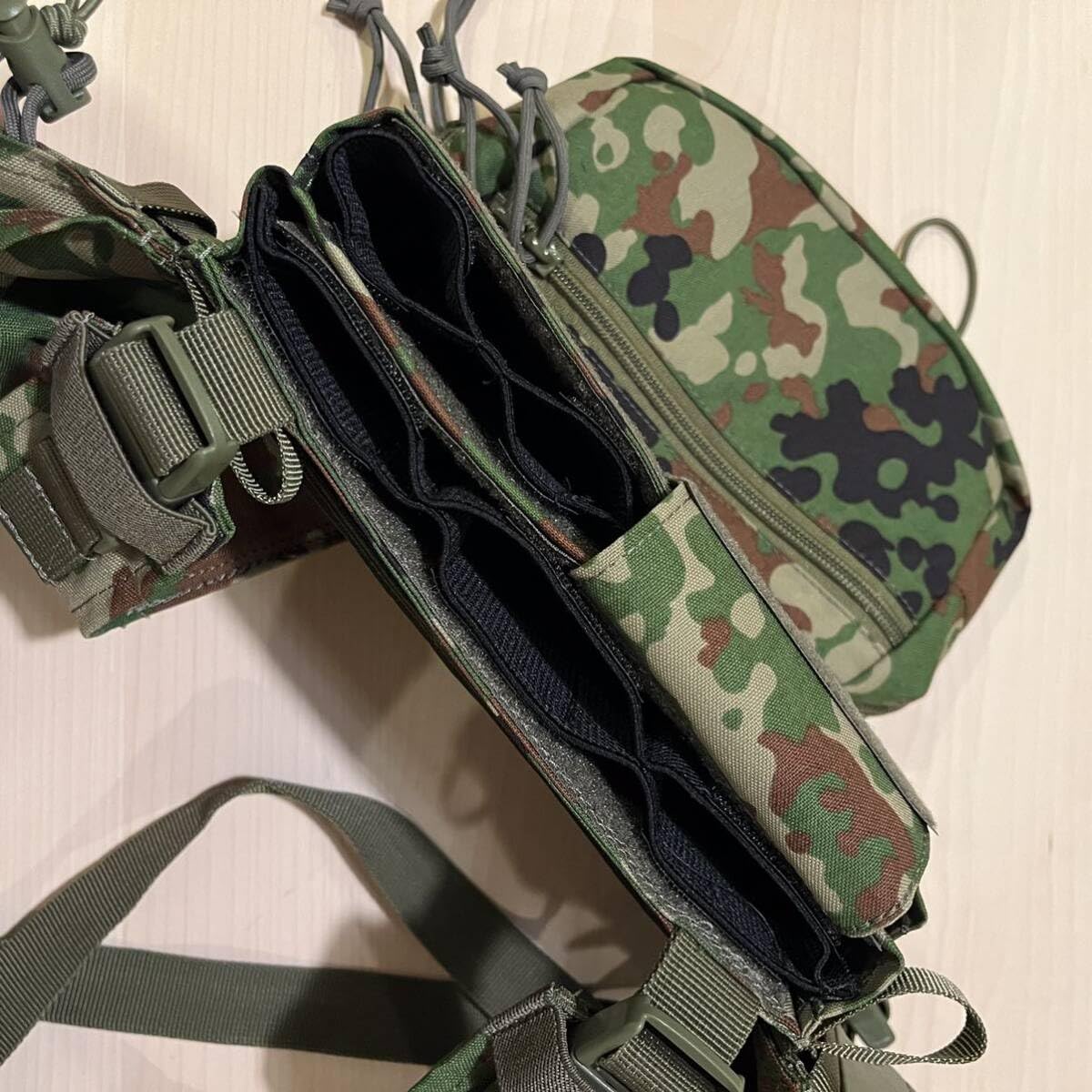 Amazon.co.jp: 陸自迷彩 MK4 マイクロリグセット チェストリグ