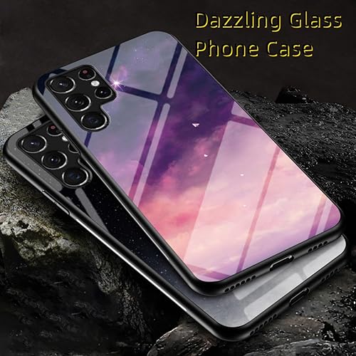 Miniatura 2 de Funda de cristal deslumbrante con patrón de cielo estrellado para Xiaomi MI Redmi Note 10 S Pro Max 5G 4G, carcasa protectora completa ligera y
