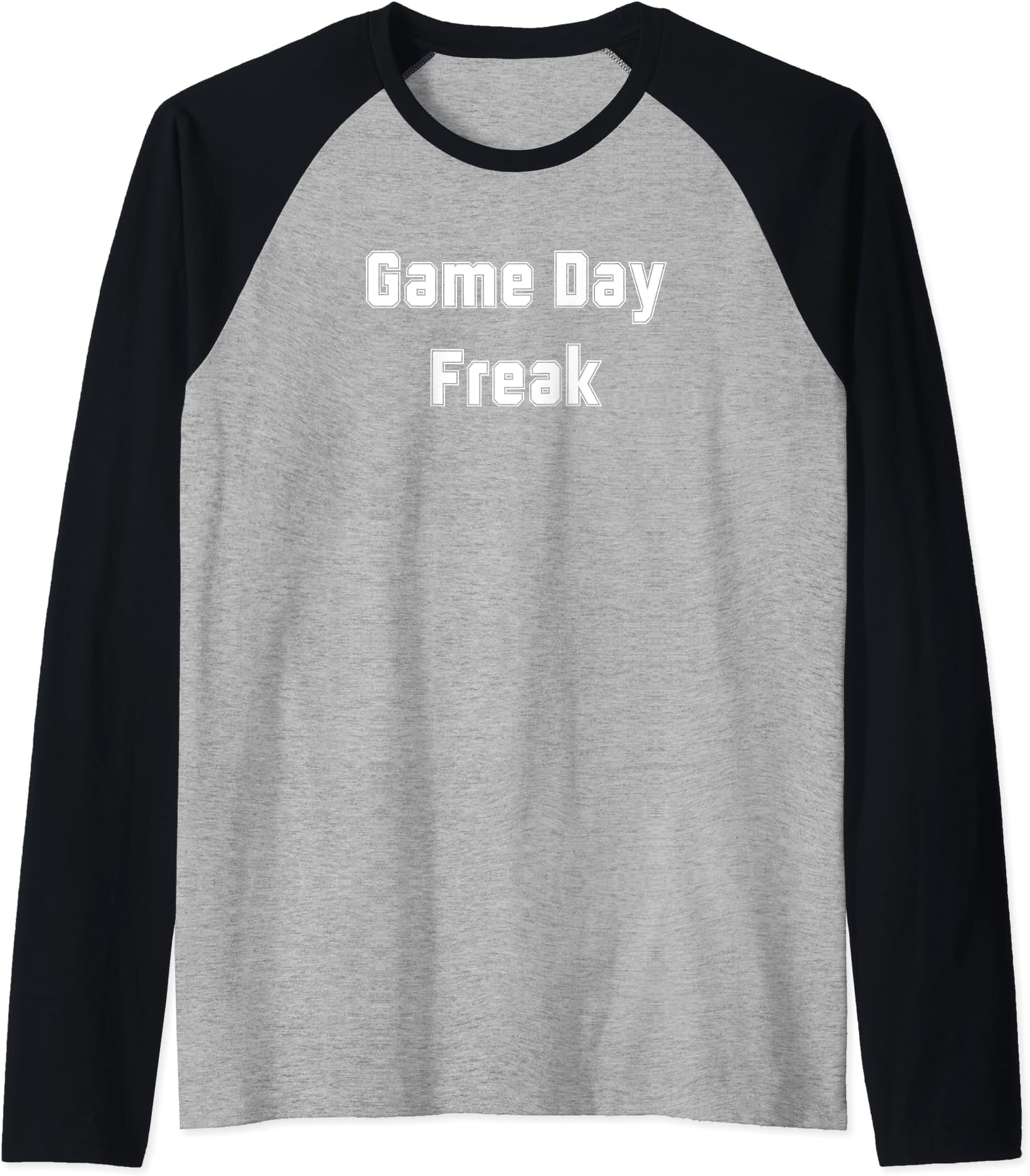 Fun Graphic-Game Day Freak Raglan Baseball Tee