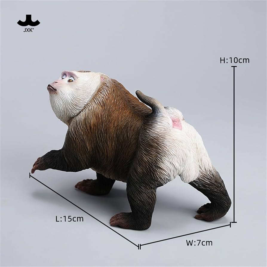 Amazon.co.jp: 1/6 サイズ 豚尾猿 ブタオザル 可愛い さる 動物 リアル