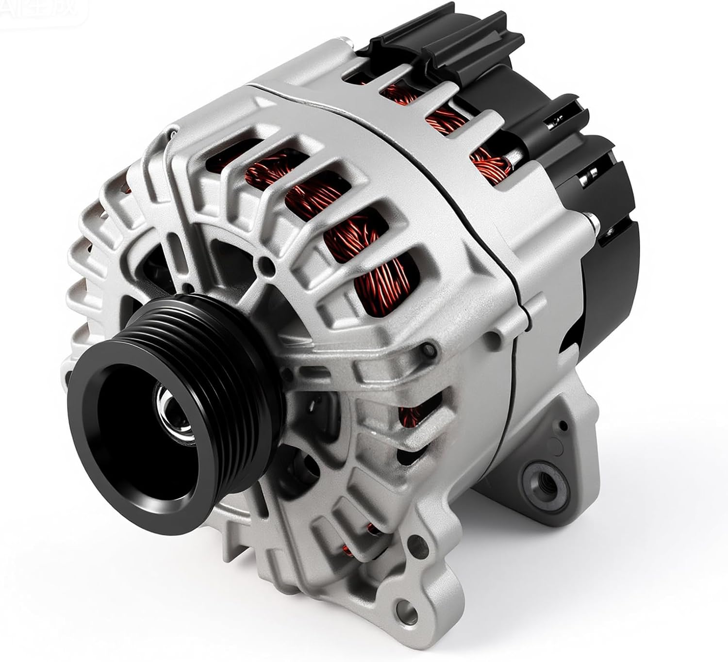 FG23S065 06E903023B Alternator Compatible with Audi Q7 2013 2014 2015 V6 3.0L GAS Supercharged 12V 220A CW 6-Groove Replace 11821 6E903023B A3123 439816 440470