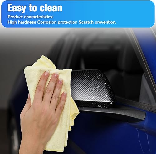 Miniatura 4 de Kit de decoración de cubierta de espejo retrovisor lateral compatible con Ford Mustang 2015 2016 2017 2018 2019 2020 2021 2022, accesorios Mustang