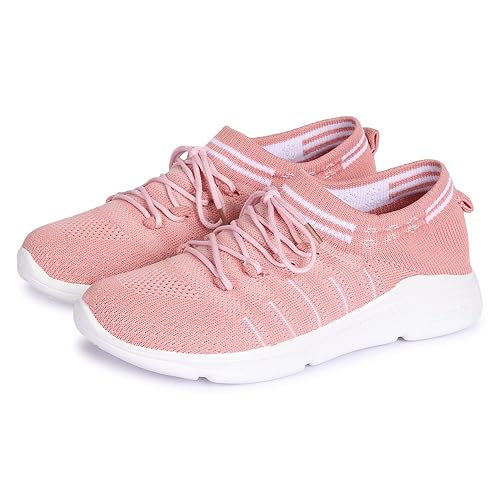 AVNCLAN Girls Walking Running Training & Gym Lightweight Comfortable Shoes for Womens & Girls