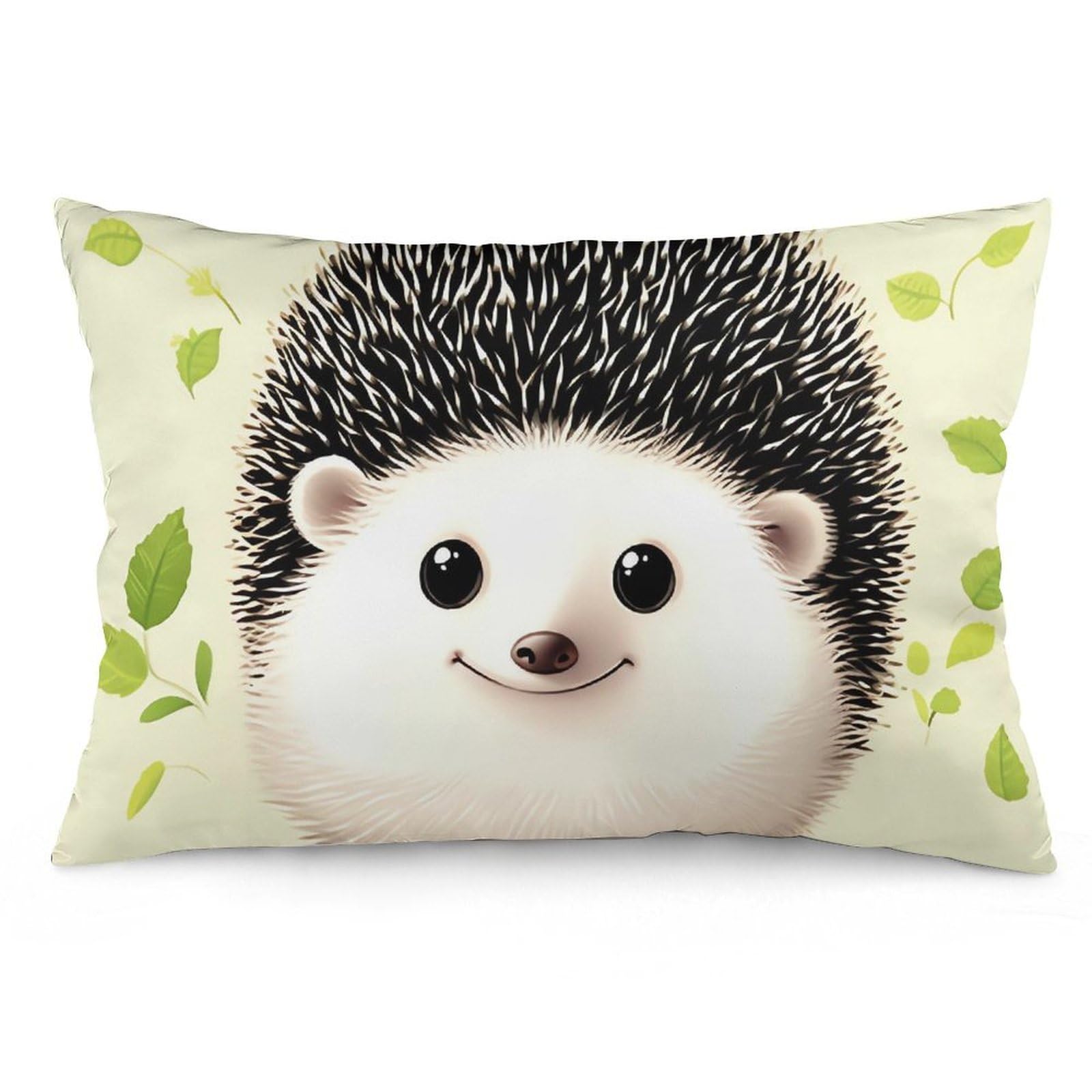 NTVOWPZO 2 Pack Decoration Throw Pillow Covers 12 "x20 Pillowcases Covers Cute Hedgehog Pillowcases Modern Farmhouse Home Decor Sofa Cushions Covers for Couch Bed Living Room