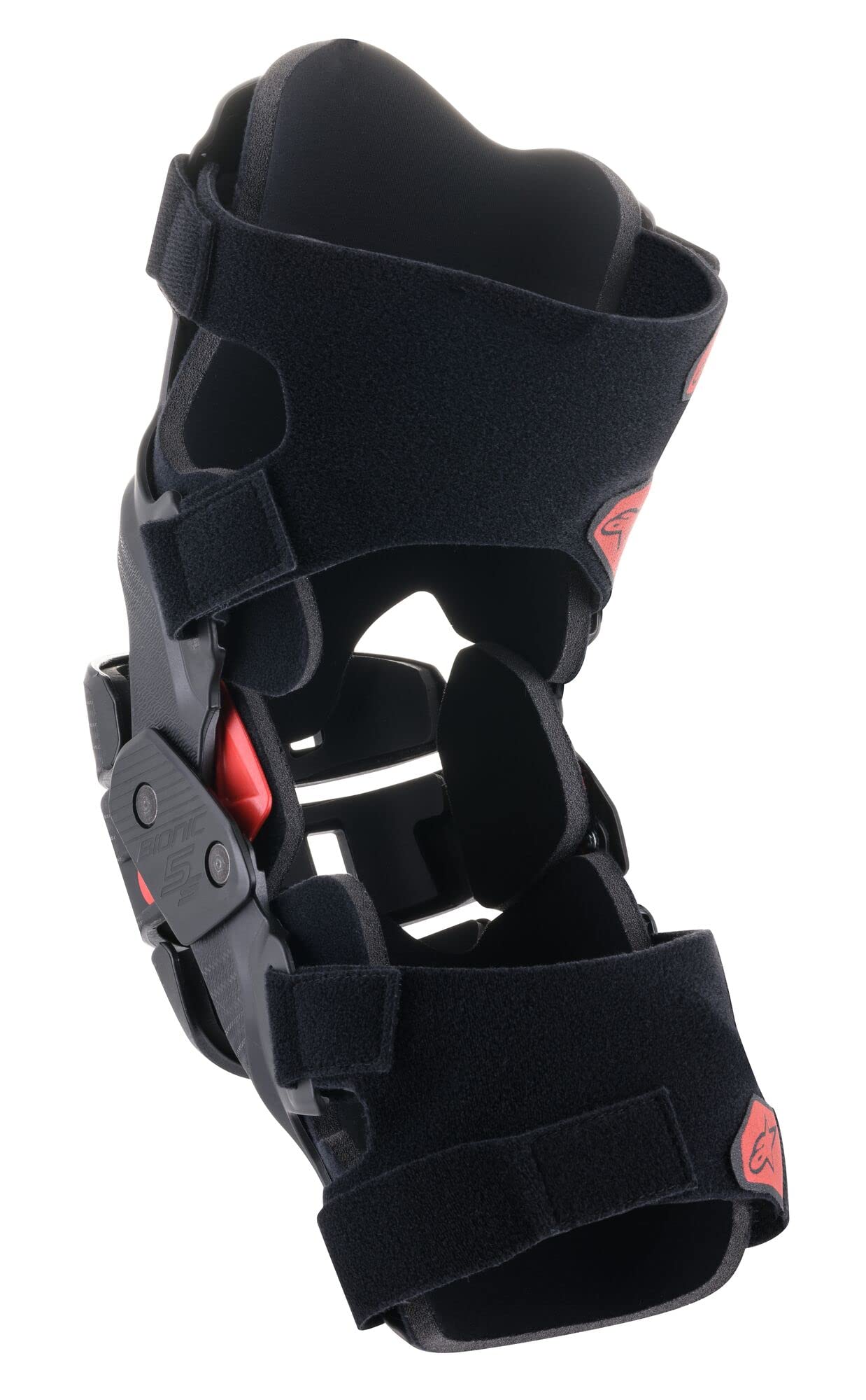 Alpinestars 6540520-13-OS: Bionic 5S Youth Knee Brace Black/Red