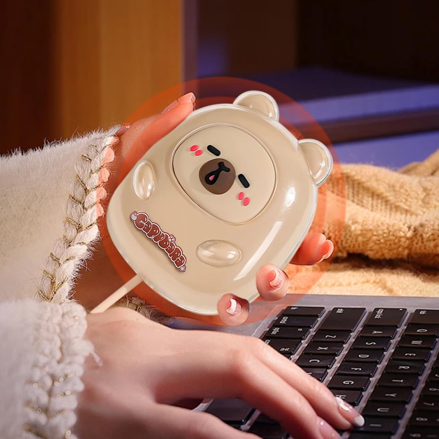 Rechargeable Hand Warmers - Cute Comfortable Portable Hand Warmers,Ergonomic Adjustable Small Heater for Camping, Hunting, Golf, Hiking - Image 2