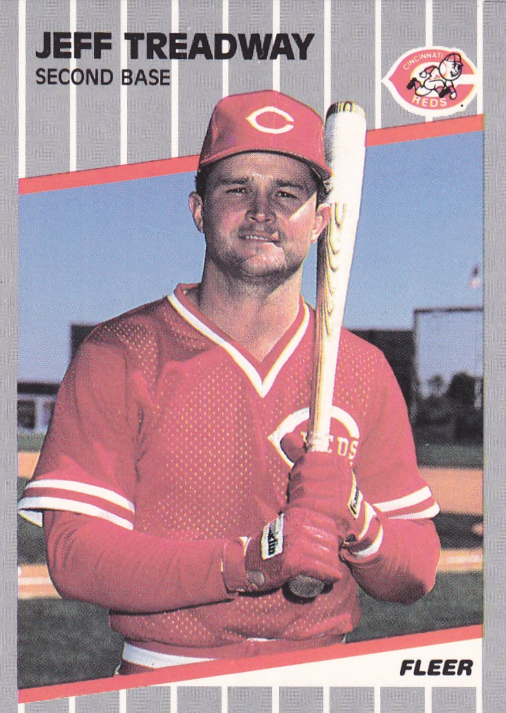 Amazon.com: 1989 FLEER JEFF TREADWAY RC ROOKIE CARD : Sports