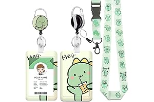 Cute Dinosaur Lanyard for ID Badge Holder