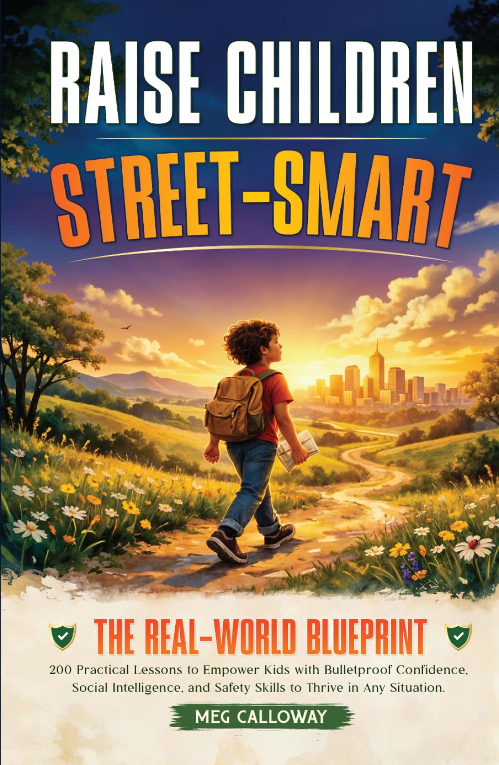 Raise Children Street-Smart: The Real-World Blueprint: 200 Practical Lessons to Empower Kids with Bulletproof Confidence, Social Intelligence, and Safety Skills to Thrive in Any Situation