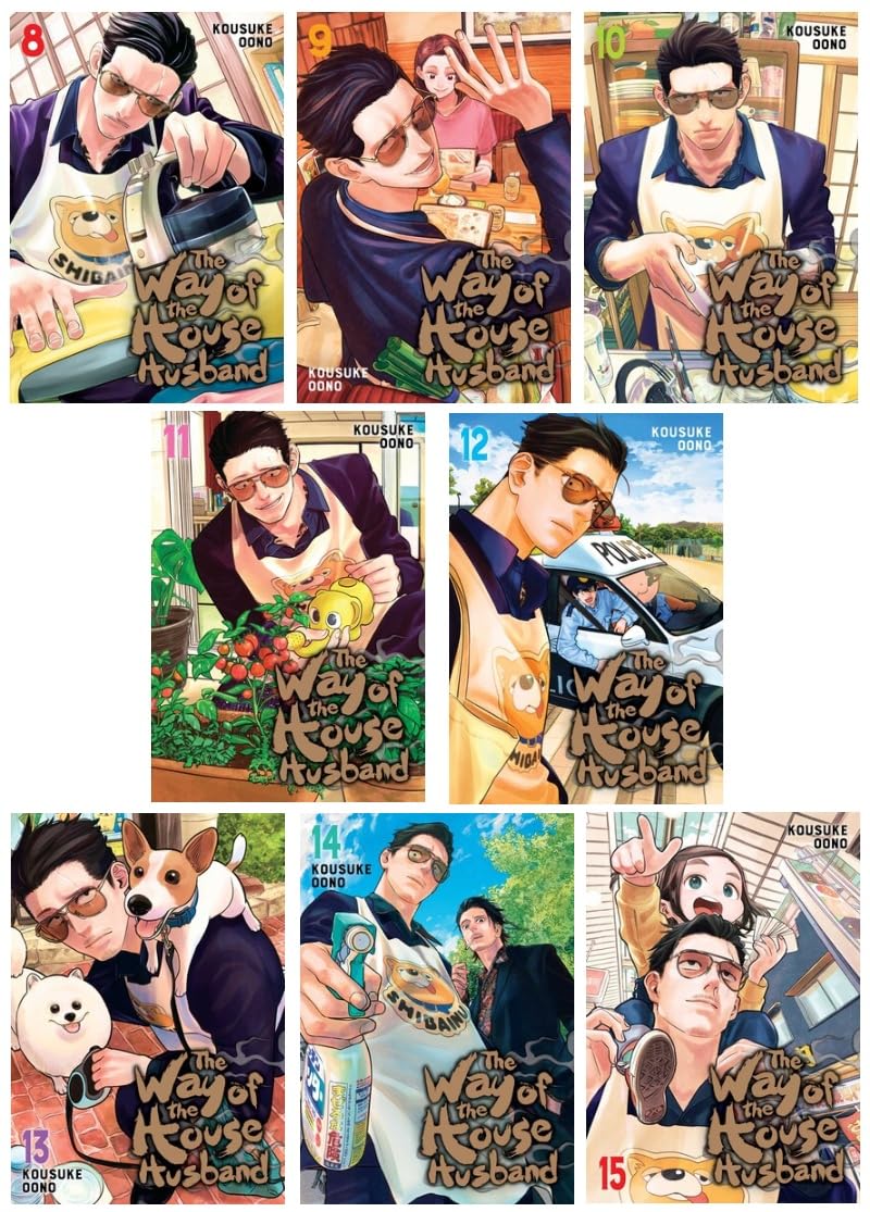 The Way of the Househusband Manga Series 8-Book Collection Set (Vol.8 to Vol.15) - Hilarious and Heartwarming Tales of a Former Yakuza's Domestic Life