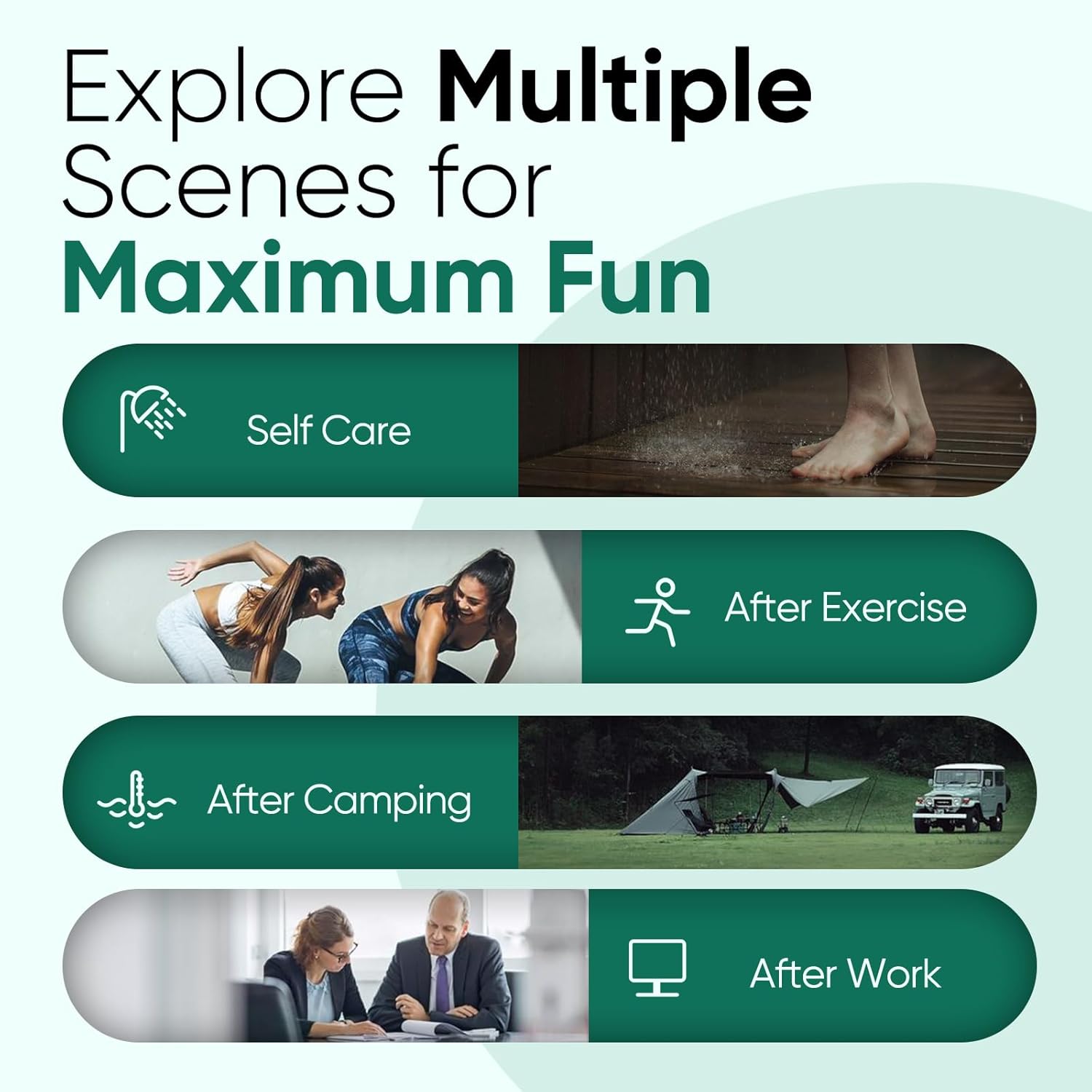 Shower Steamers Aromatherapy, 18-Pack Shower Bombs, Long-Lasting Shower Tablets Essential Oil Stress Relief and Relaxation Bath Gifts for Women and Men (Eucalyptus & Menthol) - Image 7