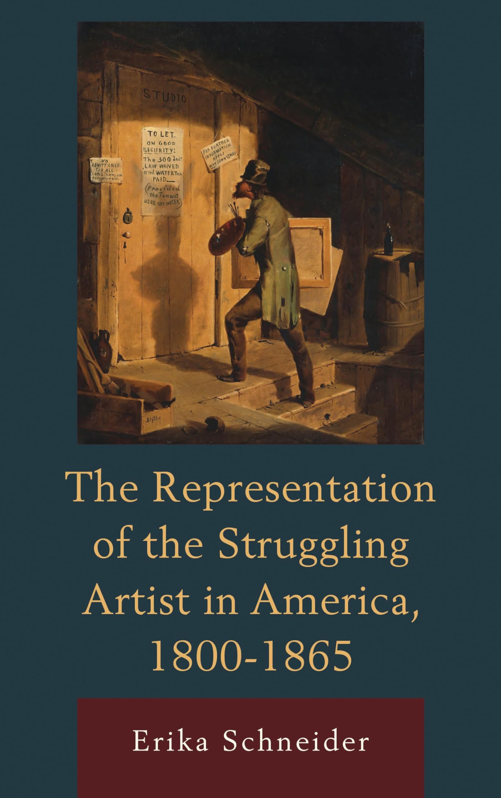 Struggling Artist in America 1800-1865 livre histoire art US