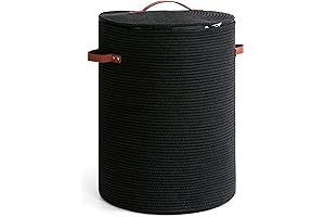 CHICVITA Woven Laundry Basket: Keep Your Living Spaces Tidy