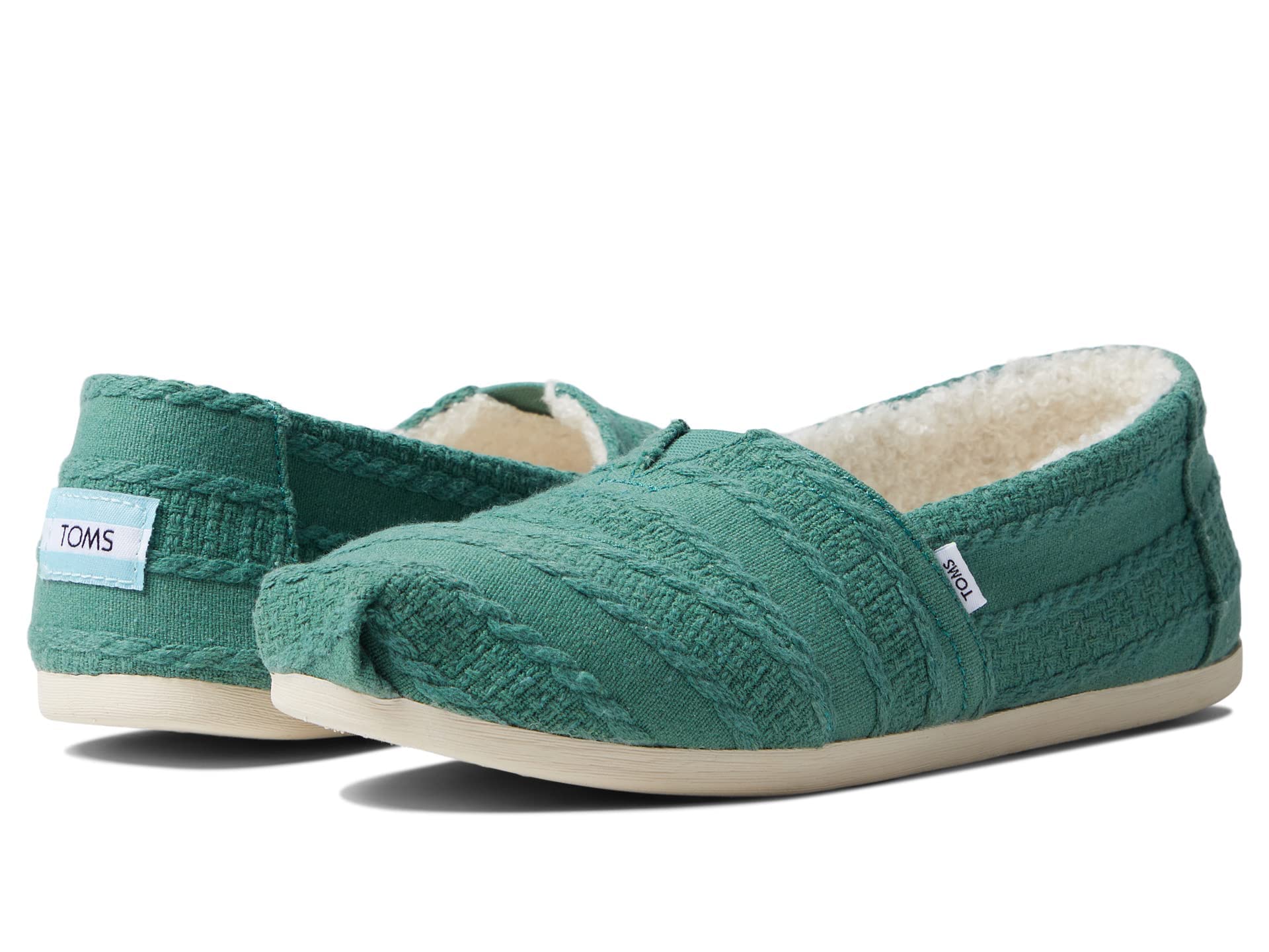 TOMS Women's Alpargata Slip-Ons Dark Ivy 8.5 B - Medium