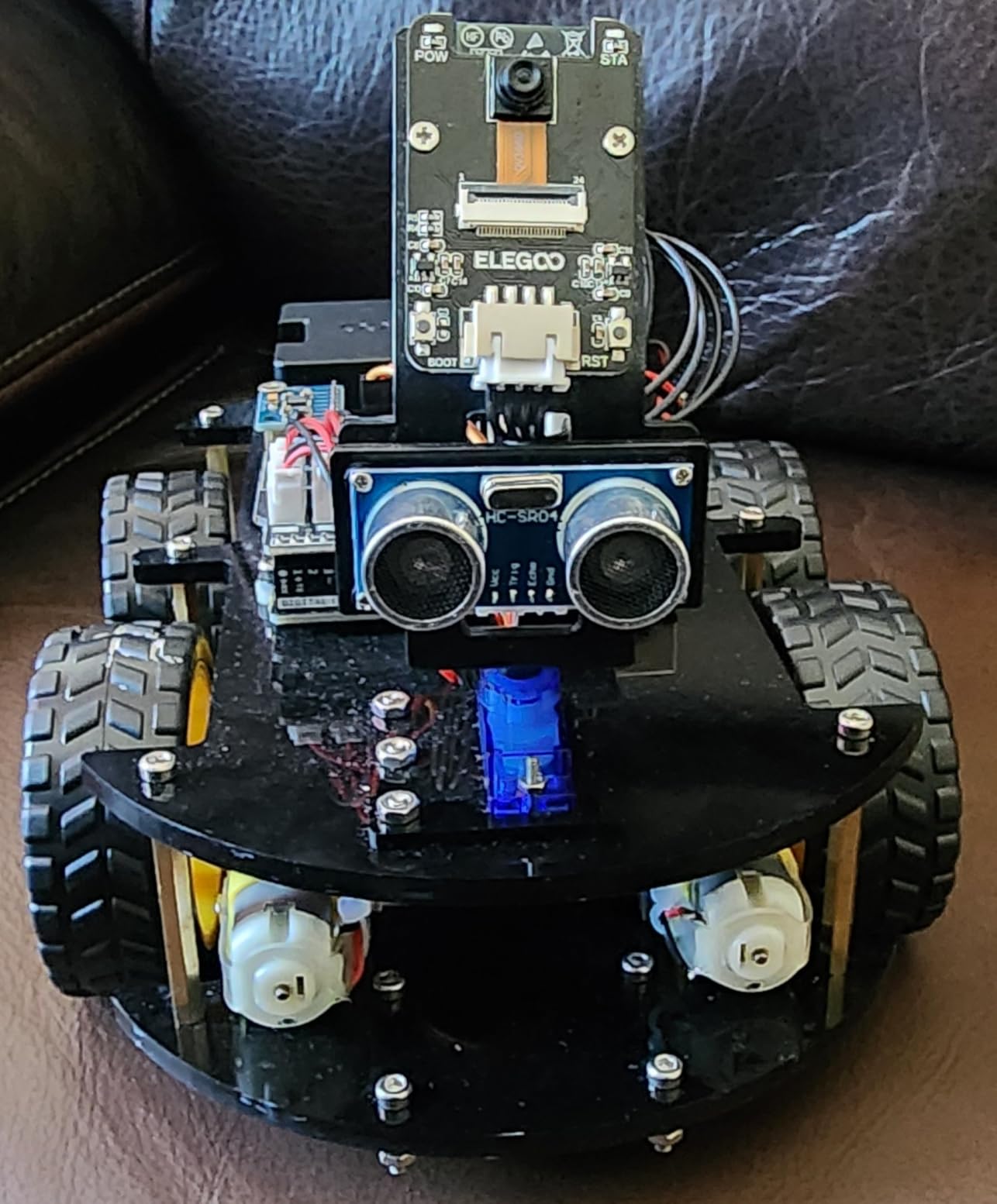 ELEGOO robot car obstacle avoidance
