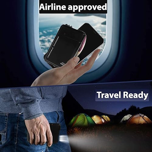 Miniatura 5 de Success4Sport Portable AA Battery Travel Charger Works for Samsung SM-A507F and Emergency Re-Charger with LED Light! (Takes 4 AA Batteries,USB-C)