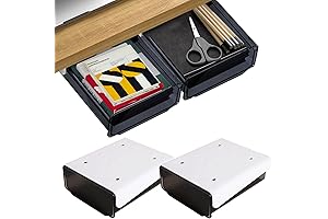 OSPNIEEK Hidden Under Desk Drawer Storage Organizer - Effortlessly Declutter Your Workspace