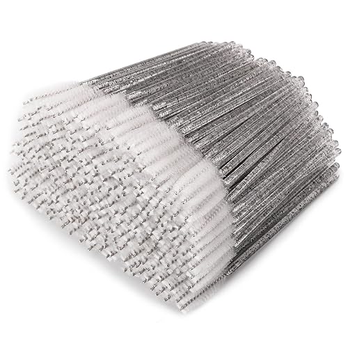 Vista 15 de Tbestmax 200 Varitas de Rímel Desechables Cepillos de Cejas Espirales Aplicador para Kits de Maquillaje de Extensión de Pestañas 200 unidades - negro