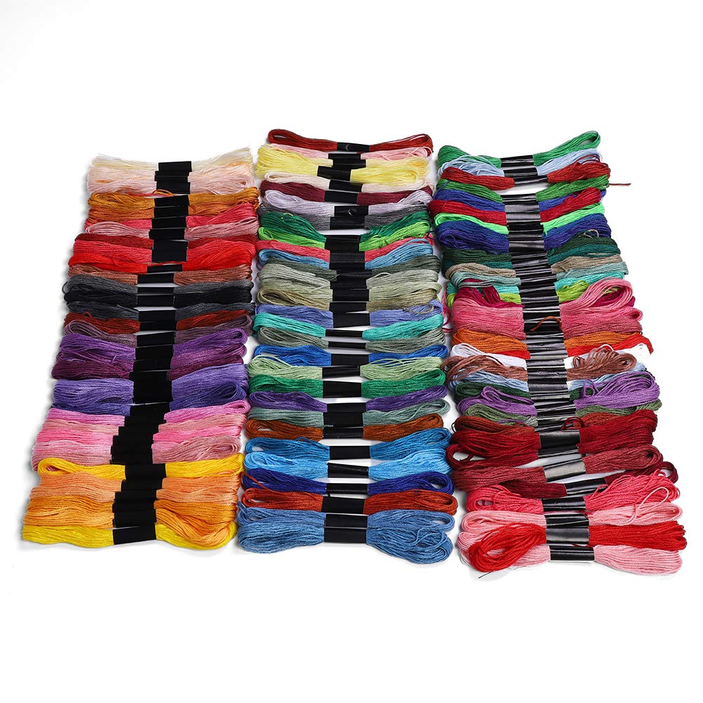 Sporgo Stickgarn Set 200 Farben - Perfekt Für Freundschaftsbänder & Stickerei