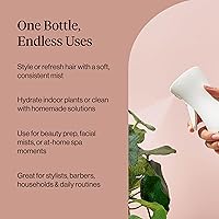 Vista 6 de Botella de Spray Continuo Kitsch para el Cabello – Mister de Agua de Niebla Fina y Botella de Spray de Agua – Botella de Spray de Cabello Reciclada