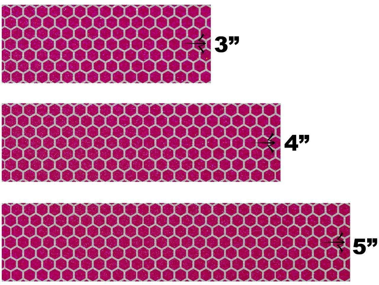 White Water Archery Pink Reflective Filled Honeycomb Arrow Wraps 15 Pc Pack 10 Colors Choose Length Width (5, 1.4)