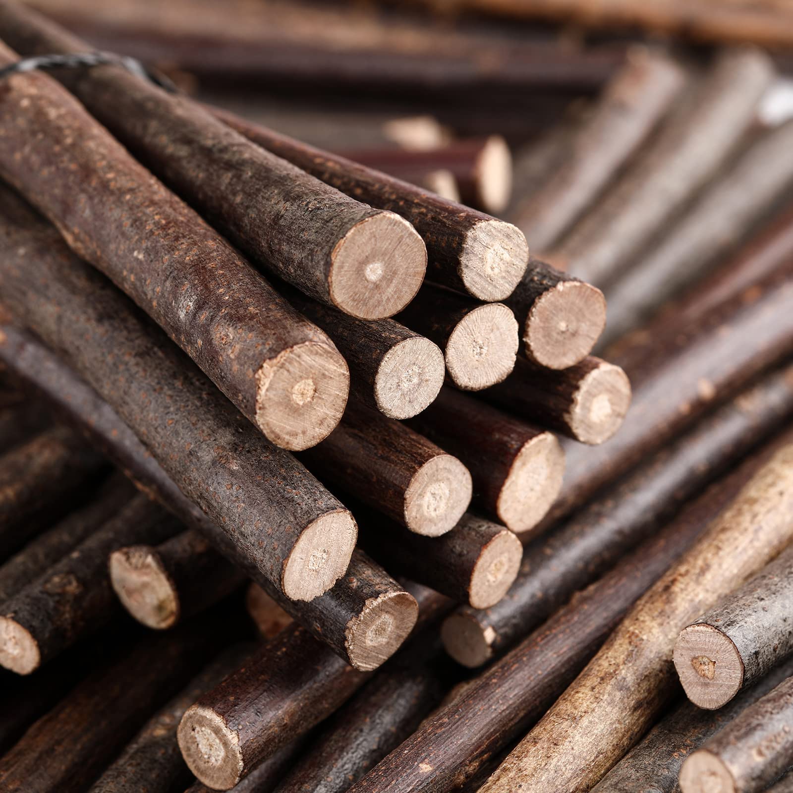 QEEYON Bambusstäbe Zum Basteln, 50 Stück Holzstä Produktbild-Vorschau 5