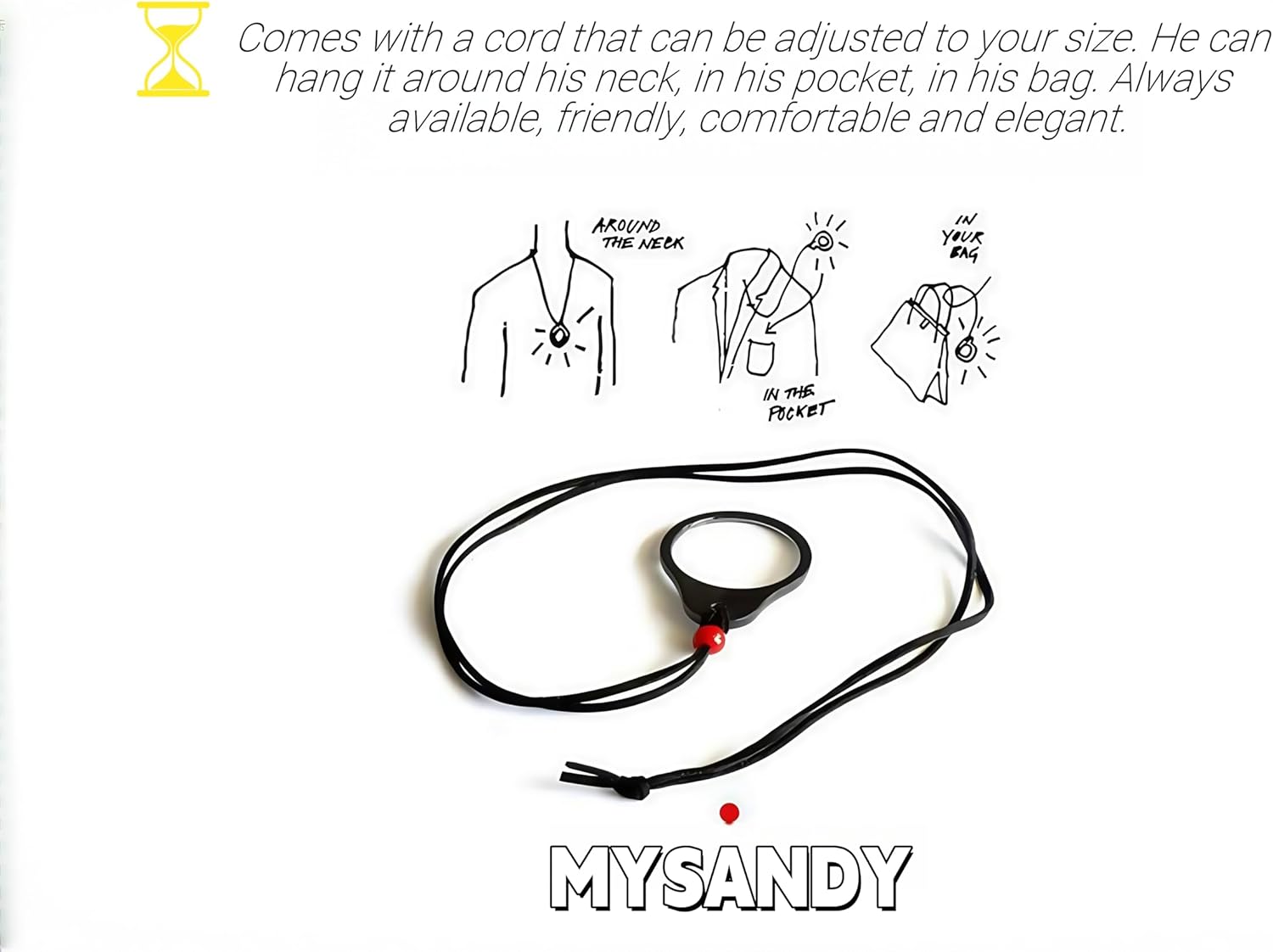 3X Magnifying Glass Portable Pocket Size with Leather Strap - Fashionable Magnifier for Reading Labels, Newspapers & Tickets (Gift Ready with Luxury Pouch) (2, Clear)