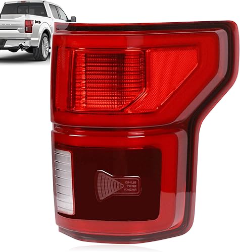 Miniatura 8 de Luces traseras LED con punto ciego compatibles con Ford F150 2018 2019 2020 Luz trasera del lado del conductor, lámpara de freno trasera con