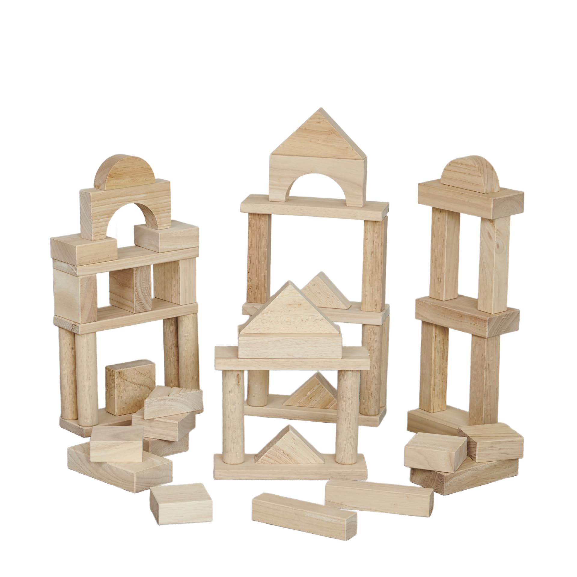 TickiT 73438 Jumbo Wooden Block Set, Holzfarbe