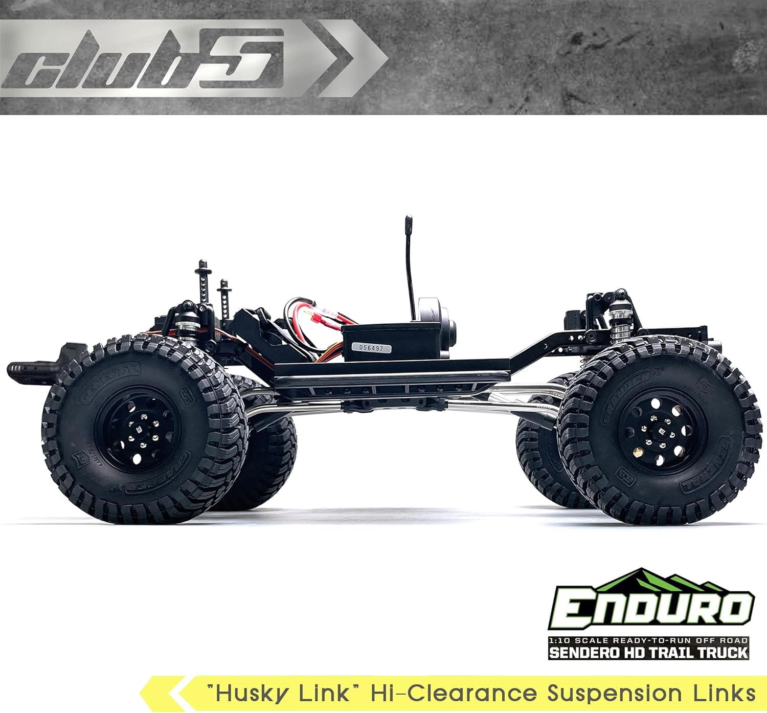 5 inHusky Link Hi-Clearance Suspension Links for Element Enduro Sendero HD, Silver