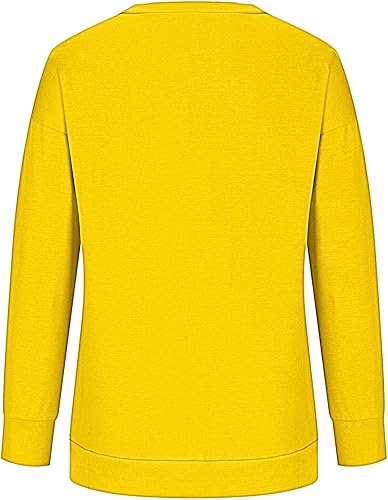 Miniatura 8 de Mujeres Navidad Jersey Sudaderas Manga Larga Cuello Redondo Árbol Impresión Sudadera Camisa Tops Ropa Holgada