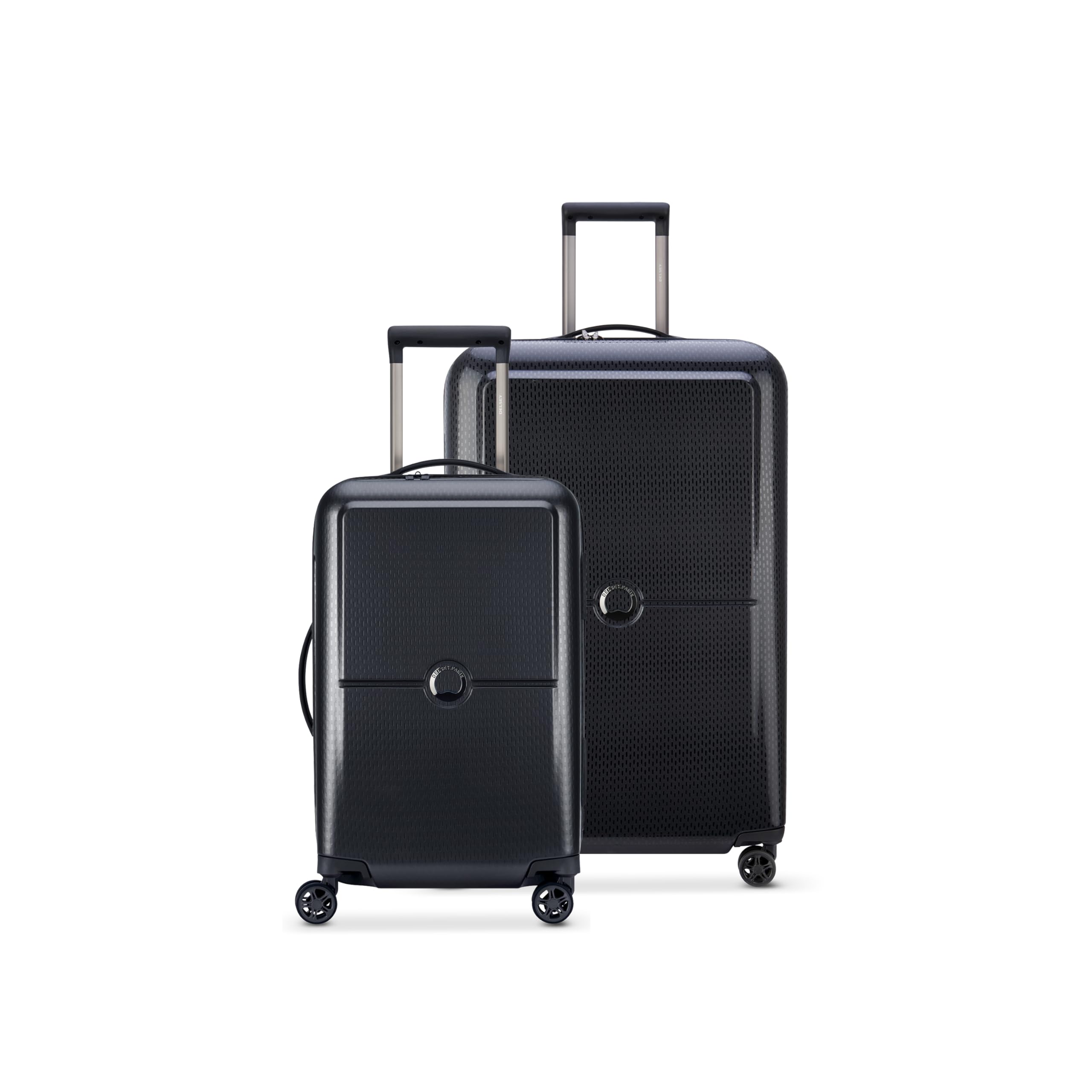 Turenne Hardside Luggage with Spinner Wheels, Black, 2-Piece Set (19/27)