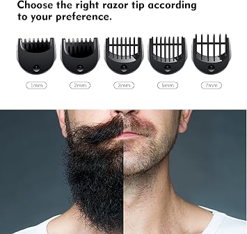 Flylin Beard Trimmer Attachment, Replacement Guide Combs for Select Razors