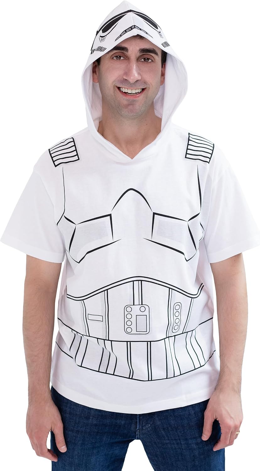STAR WARS Hooded Matching Family Cosplay T-Shirt Toddler to Adult Sizes (4T - 2XL)