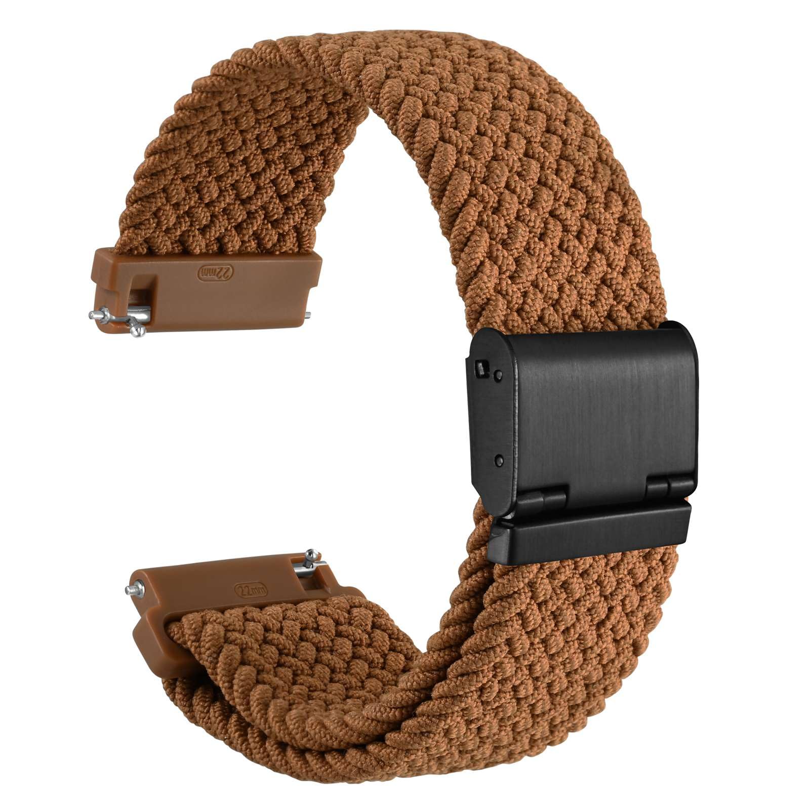 WOCCI Tejido Correas Reloj de Nailon para Hombre y Mujer, Hebilla Ajustable, Liberación Rápida, Trenzado Bandas Deportivas de Repuesto 18mm 19mm 20mm 21mm 22mm — view 32