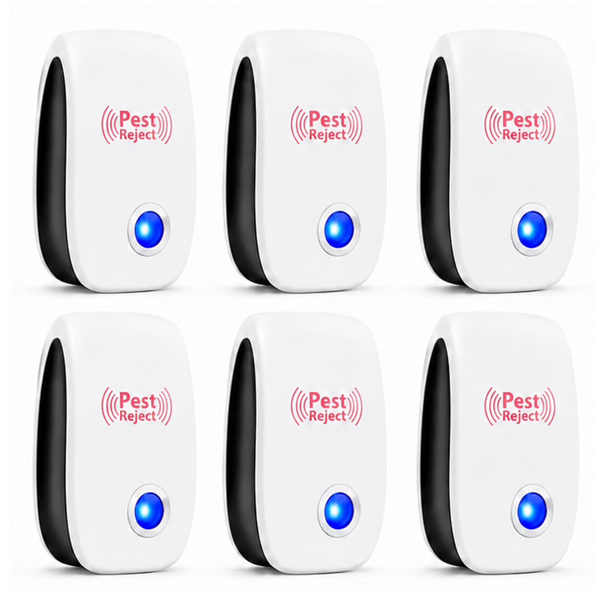 6 Pièces Répulsif Ultrason Anti Rongeurs Insectes pour Intérieur | Prise Répulsif Électronique Insectes Anti Insectes Efficace Contre Fourmis Mouches Rats Fourmis Araignées Moustiques Sûr