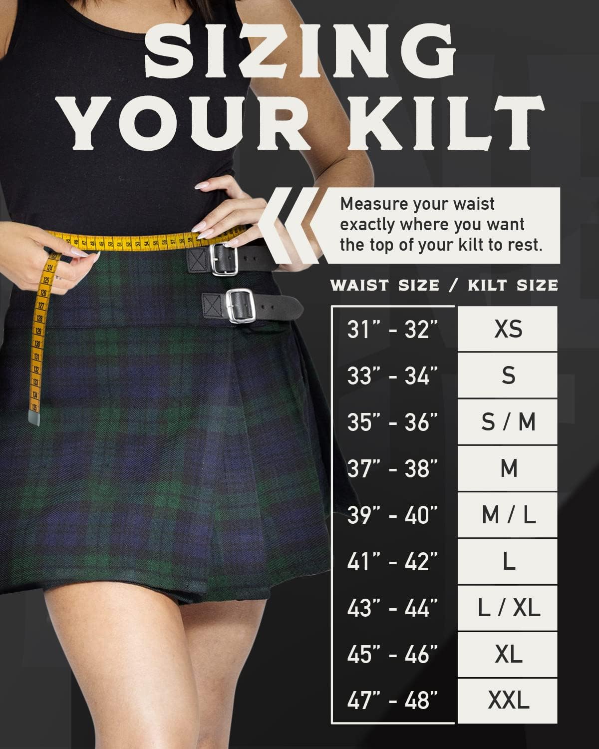 The Victoria Kilt for Women, 16" Pleated Skirt, Available in 4 Tartan Patterns