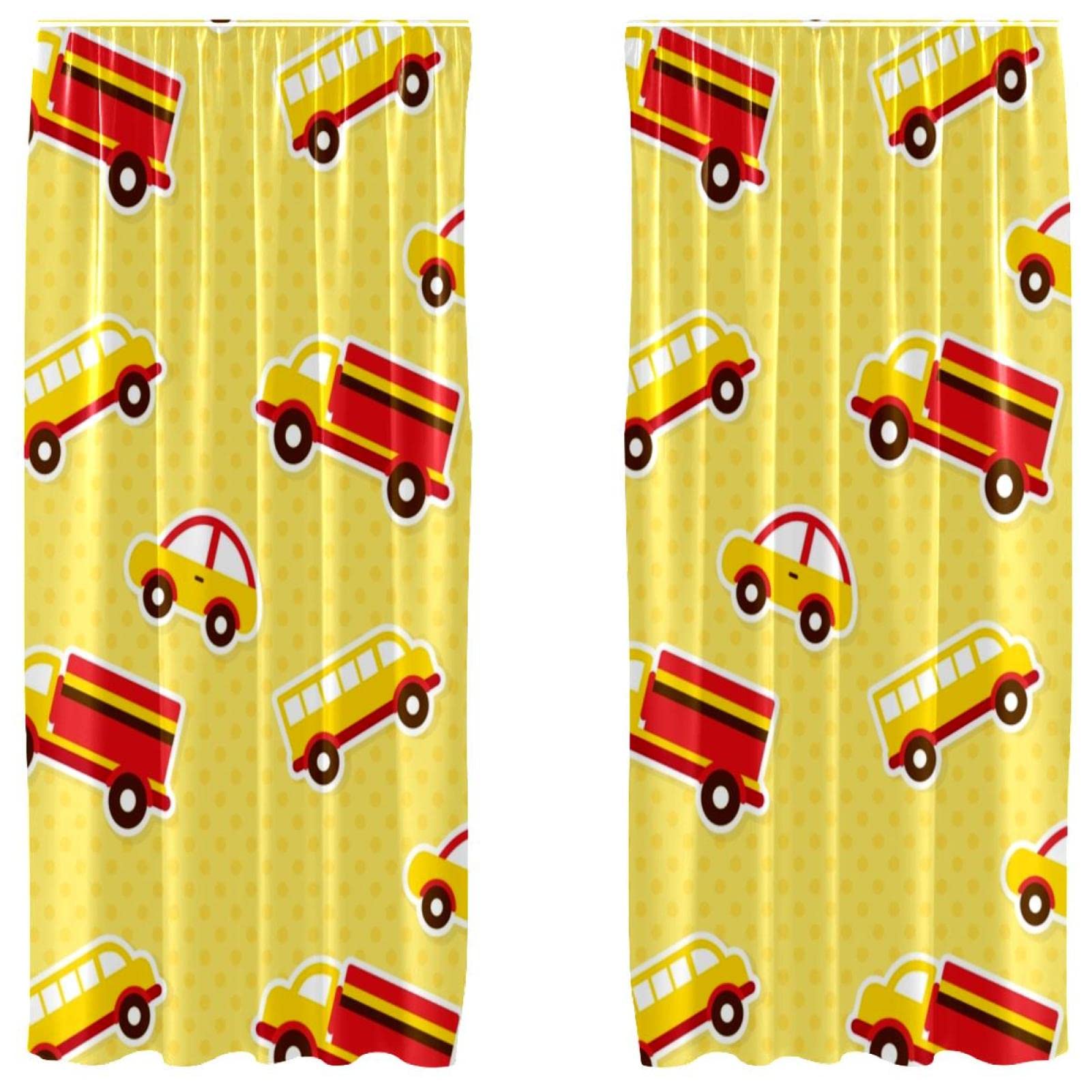 Cortinas de paneles de coches para dormitorios infantiles y ludotecas