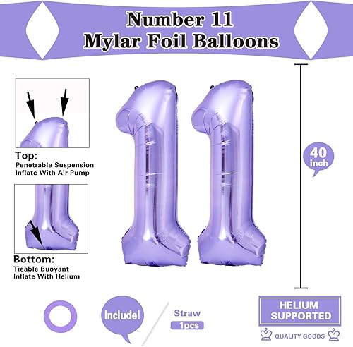 Miniatura 2 de Globo morado-11