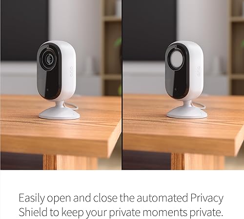 Miniatura 3 de Arlo Cámara de seguridad esencial HD  Solo para interiores  2 generación  Cámara para mascotas y monitor de bebé  Escudo de privacidad con cable,
