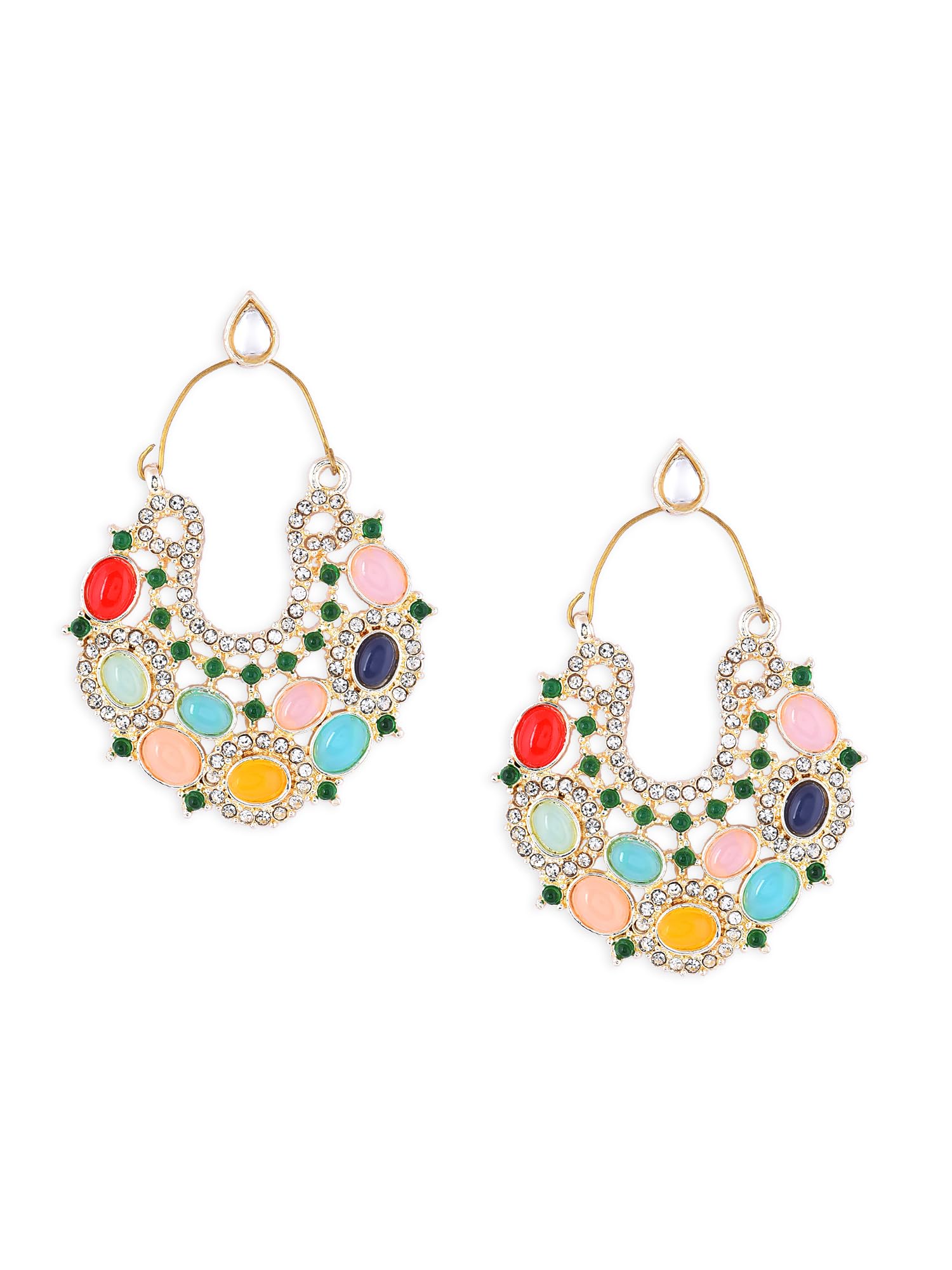 See full amazon price history chart for Zaveri Pearls Multicolor Dazzling Stones Embellished Ethnic Dangle Earring For Women -ZPFK16396 Zaveri Pearls Multicolor Dazzling Stones Embellished Ethnic Dangle Earring For Women -ZPFK16396 (B0CGHT474G) Amazon Price History, Amazon Price Tracker